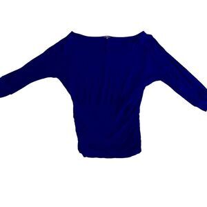 EUC Stretchy Navy Storm Waist Hugging Top